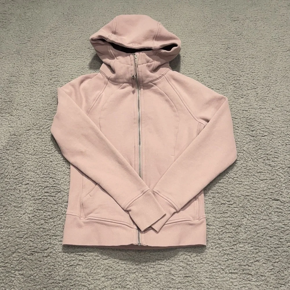 Lululemon Scuba Hoodie *Light Cotton Fleece Purple ash size4